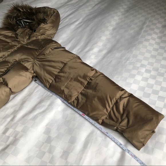 🔹 EA7 golden bronze down puffer parka - Picture 9 of 11